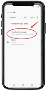 search unknown resources in phone setiing
