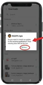 click on download App